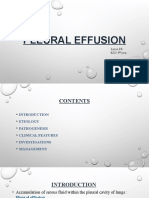 Pleural Effusion: Aarya PR Bds 3 Year