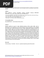 Investigation of A Granular Bond Number Based Rheological Model For Polydispersed Particulate