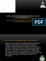 Relaciones Paterno Filiales y Acciones Derivadas de La Filiación