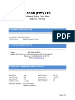 Msds Talcum Powder