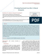 The Importance of Treating Functional Cross Bite A Clinical Viewpoint