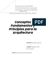 Conceptos y Fundamentos y Principios para La Arquitectura