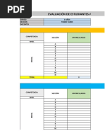 Excel Recojo de Datos - Inicial 5 Años