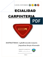 Especialidad de Carpinteria y Materiales