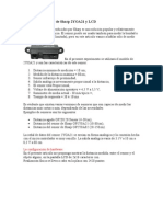 Distancia Del Sensor de Sharp 2YOA21 y LCD