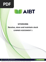 AIBT SITXINV006-Assessment 1 Learner Workbook