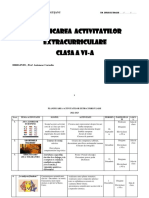 Activitati - Extracurriculare - La - Dirigentie - A - 6 A