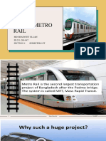 Presentation On Metro Rail