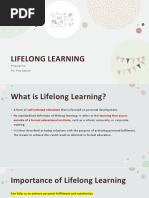 Lifelong Learning