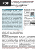 Reading Styles of 21st Century Learners in Modular Distance Learning Modality