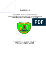 Laporan Dokumen Program Layanan BK Dalam Bidang Pengembangan Pribadi Sosial Akademik Dan Pendidikan Lanjut