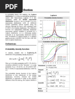 Laplace Distribution