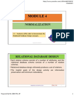 Normalization: Relational Database Design