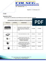 Cotizacion CCTV Sra Diana