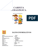 Carpeta Pedagógica 2023 - PRIMARIA HUANDOVAL