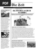 Portada Documento Periódico Clásico Noticias Estructurado Blanco y Negro-2