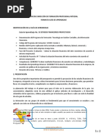 Guía 33 Estados Financieros Proyectados