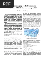 Smart Packaging of Electronics and Integrated MEMS Devices Using LTCC