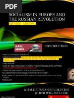 Socialism in Europe and The Russian Revolution History Lesson 2