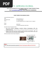 Format Surat Pernyataan SMM - ISO 9001 (Kualifikasi Kecil Dan Menengah)