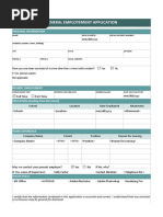 General Employment Application Template TemplateLab