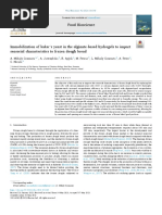 Immobilization of Baker's Yeast in The Alginate-Based Hydrogels To Impart Sensorial Characteristics To Frozen Dough Bread 2021