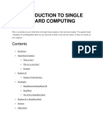 Introduction To Single Board Computing