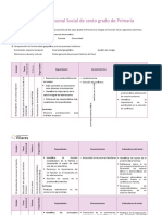 Programación Anual - Personal Social 6