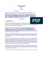 Pharmateutical vs. DOH