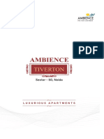 Brochure - Ambience Tiverton - Sector 50, Noida