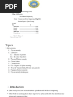 Cyber Security Seminar Project