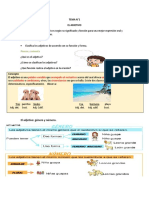 Tema N°1 El Adjetivo. 2022 - PDF