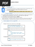 Fiche N°3 Rappels CSS3, Box Model Et Annexe