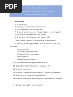 Responda:: Mentoria Começando Do Zero Direcionamento de Estudos e Exercício - SAE e PE Professora Fernanda Barboza