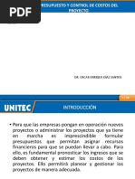 Presupuesto y Control de Costos Del Proyecto Unitec