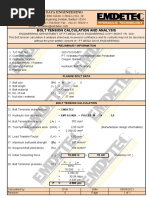 Bolt Tension Calculation For M24-3,0.grade 5.6