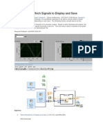 How To Select Which Signals To Display and Save