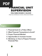 Financial Unit Supervision