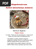 Gingerbread Man - English