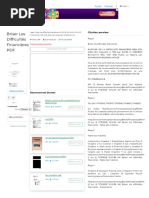 Briser Les Difficultés Financières PDF