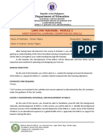 Activity Notebook Module 2 Answer Sheet