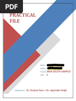 DBMS Practical FIle