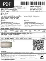 Bill To / Ship To:: Qty Gross Amount Discount Other Charges Taxable Amount CGST SGST/ Ugst Igst Cess Total Amount