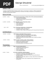 George Ghoubrial B CV