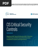 CIS Controls v8 Mapping To 800 171 Rev 2 2 2023