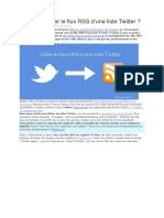 Comment Créer Le Flux RSS de TWITTER-queryfeed