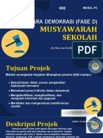 Modul Projek Suara Demokrasi - Musyawarah Sekolah - Fase D