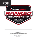 RaceRoom Ranked Championship 2023 S1 Rulebook V1.0.0