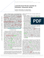 Model-And Acceleration-Based Pursuit Controller For High-Performance Autonomous Racing