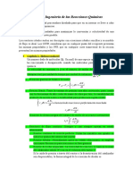 Resumen Ingeniería de Las Reacciones Químicas